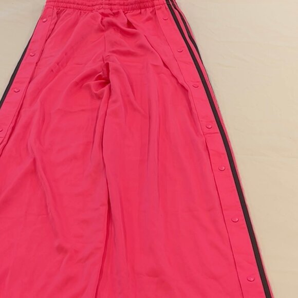 Pink Adidas Snap Pants - L - Picture 2 of 2